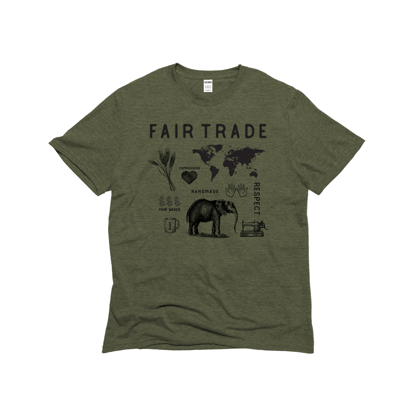 Fair Trade Icons Unisex Eco-Triblend Tee