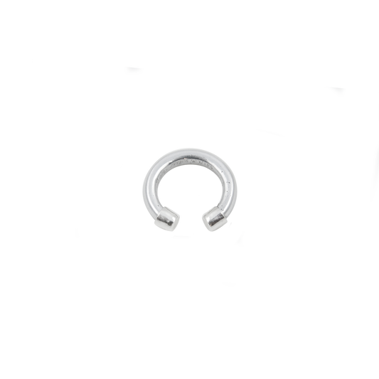 VIRTUOUS CIRCLE EAR CUFF - GOLD OR SILVER TONE