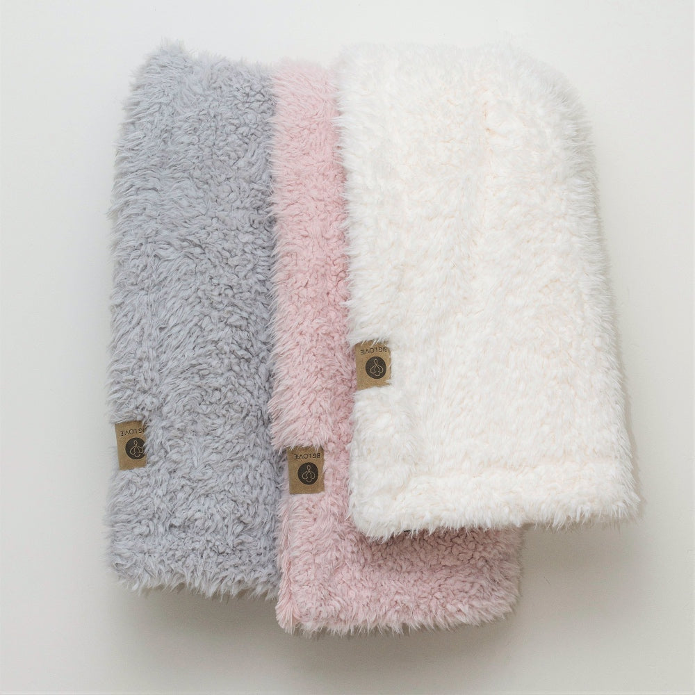 ANGEL PLUSH BLANKET | BIG - DUSTY PINK
