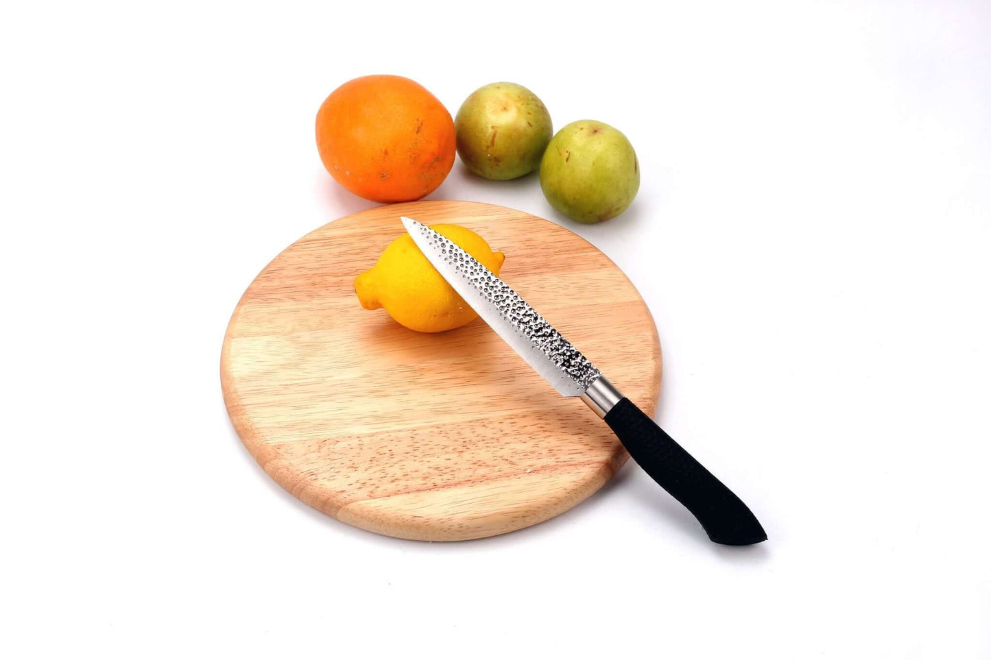 Embossed Hammered Blades 3 Piece Knife Set