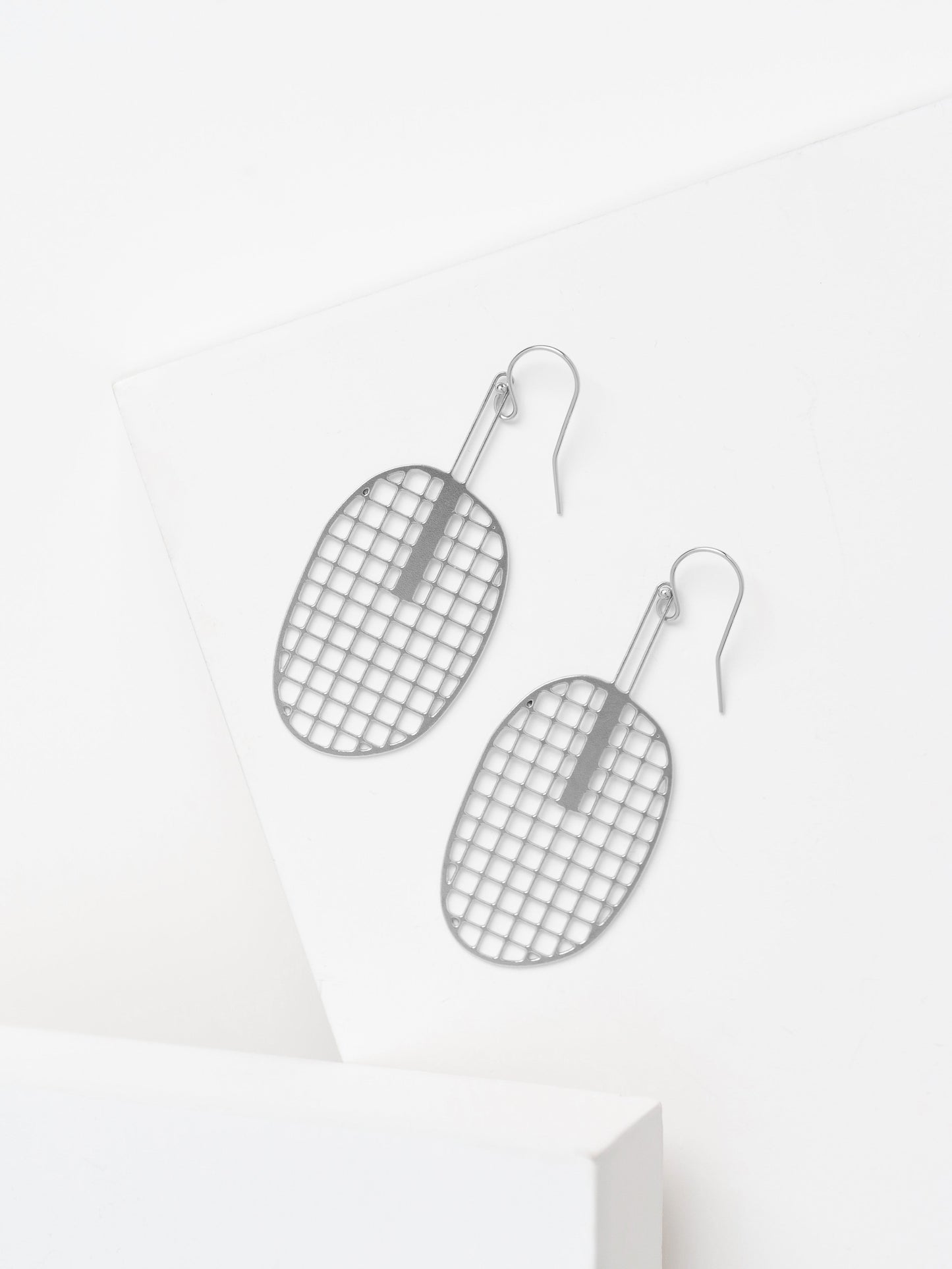 FAN Earrings | brass statement earrings