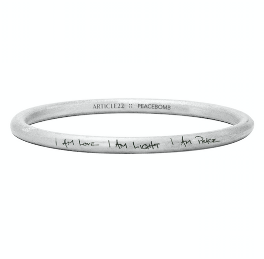 I AM LOVE, I AM LIGHT, I AM PEACE BANGLE