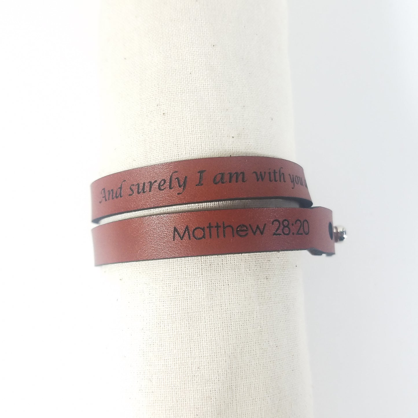 Spiritual Wrap Bracelets - And surely I am with you always