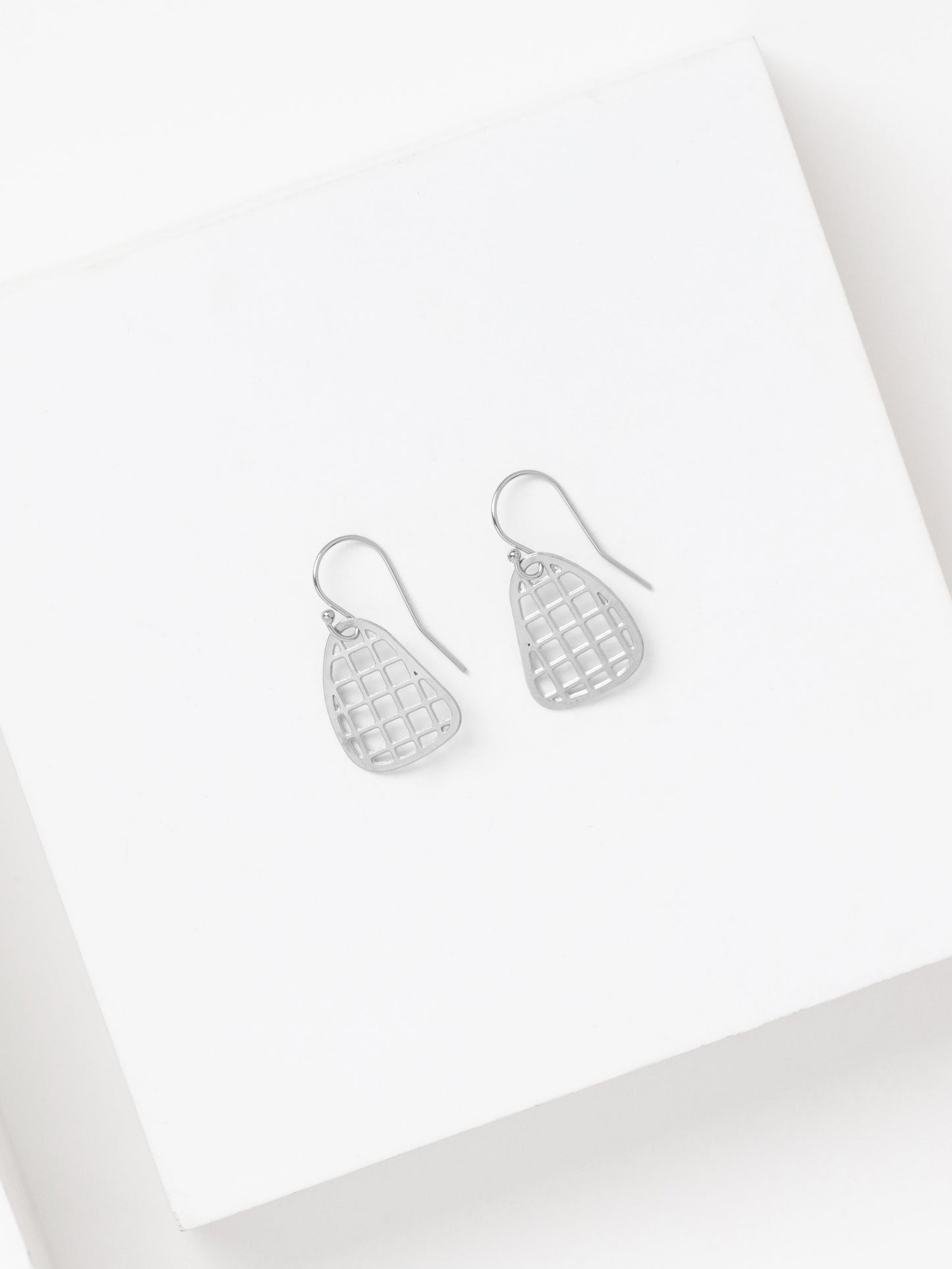 MOD Earrings | mini grid earrings