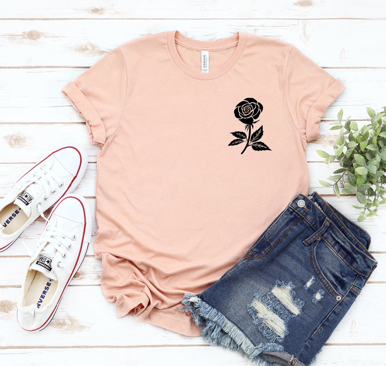 Pocket Rose T-shirt