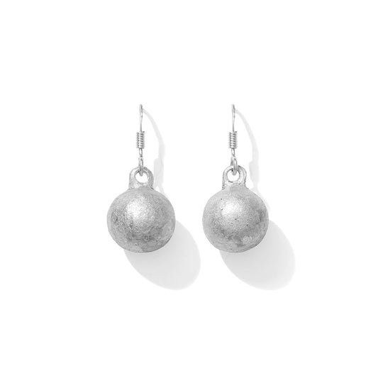 Recycled Bomb Ball Earrings