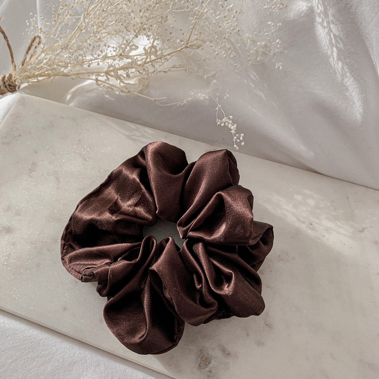 Satin Sweetheart Scrunchies