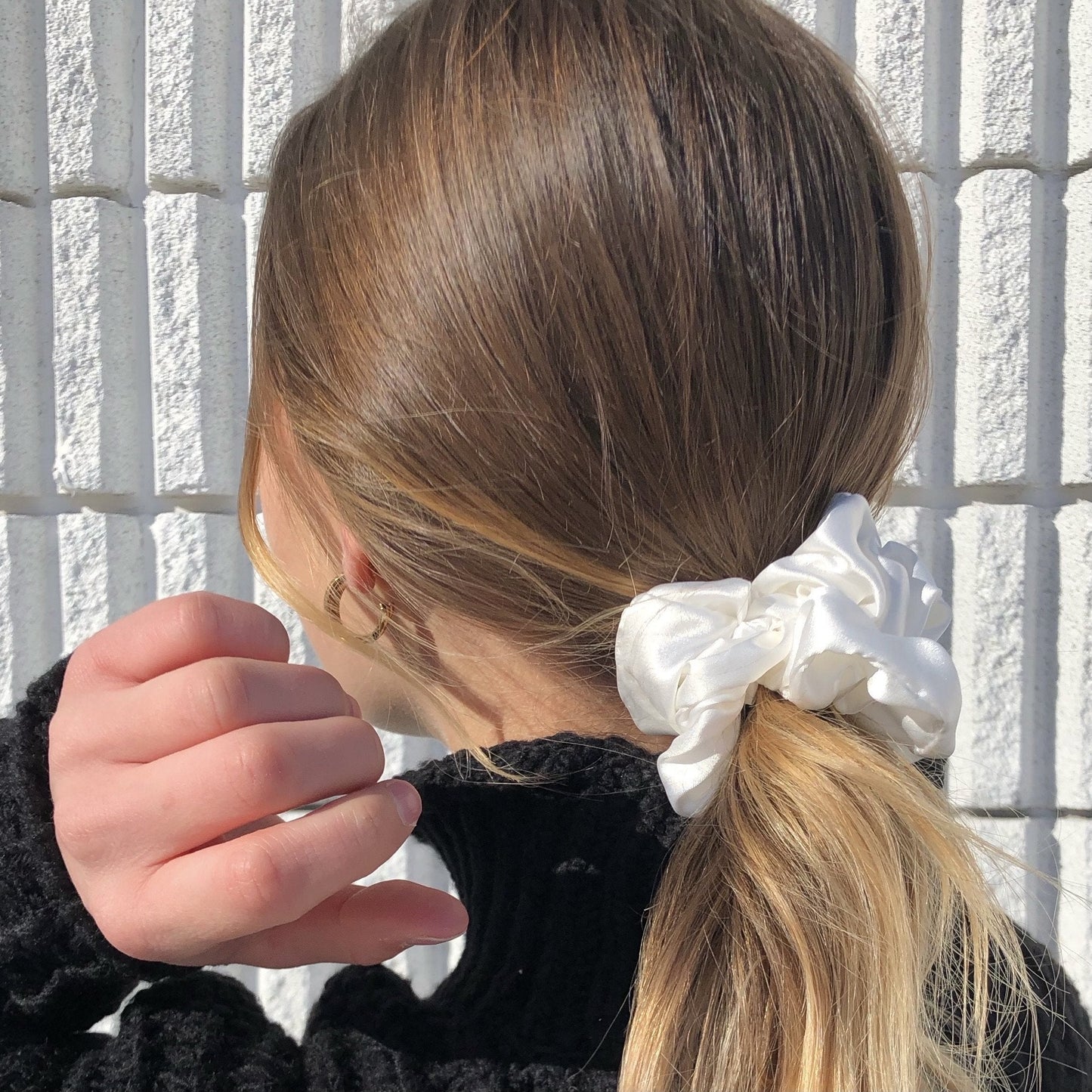 Satin Sweetheart Scrunchies