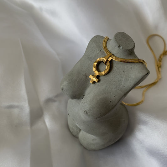 The Fierce Femme Necklace- Gold