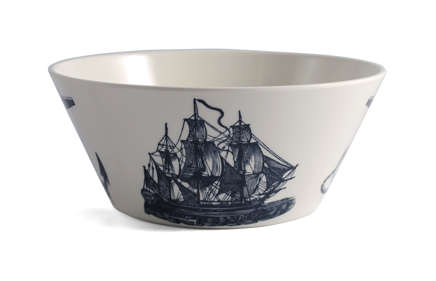 Scrimshaw Serving Bowl